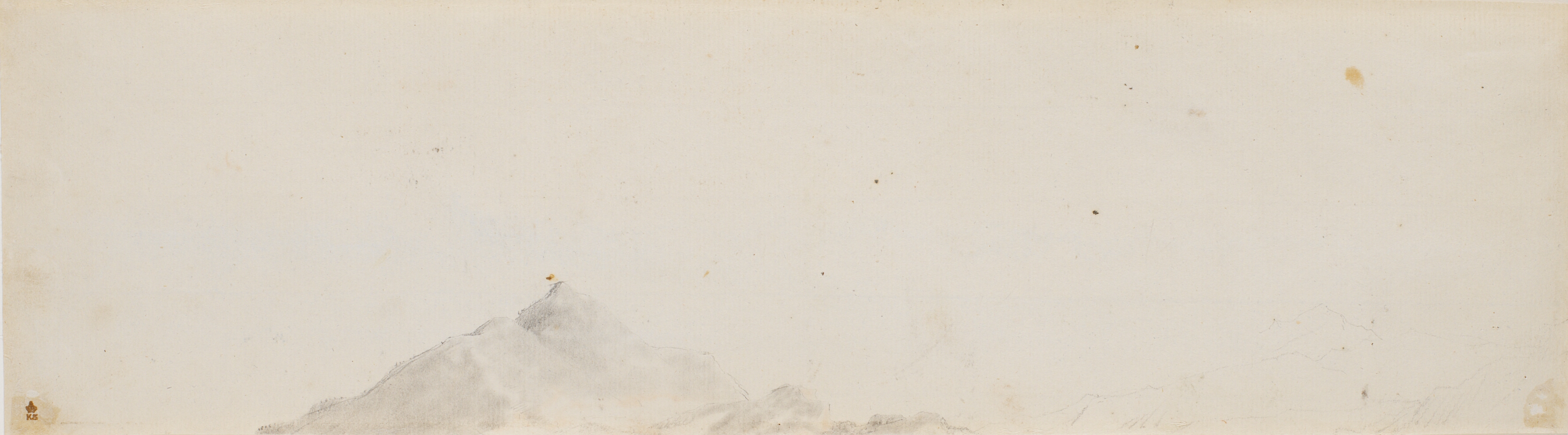 Studie af bjergtoppe